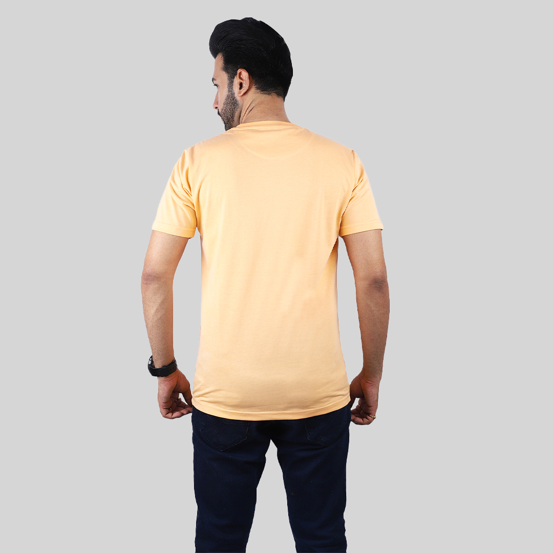 Elmento's Peach Solid Tees