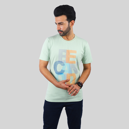 "BE CANDID" Crew Neck T-Shirt