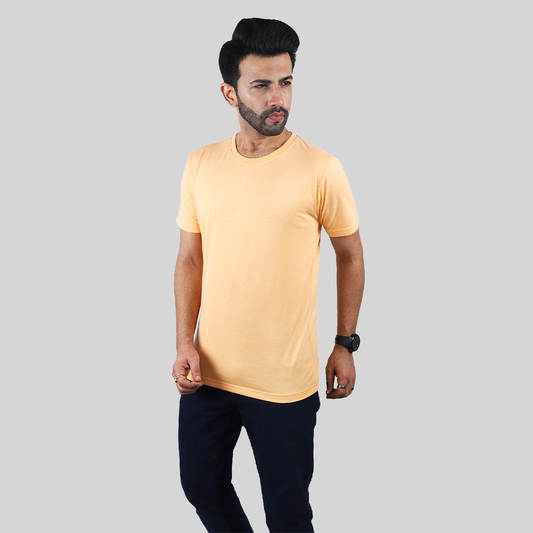 Elmento's Peach Solid Tees