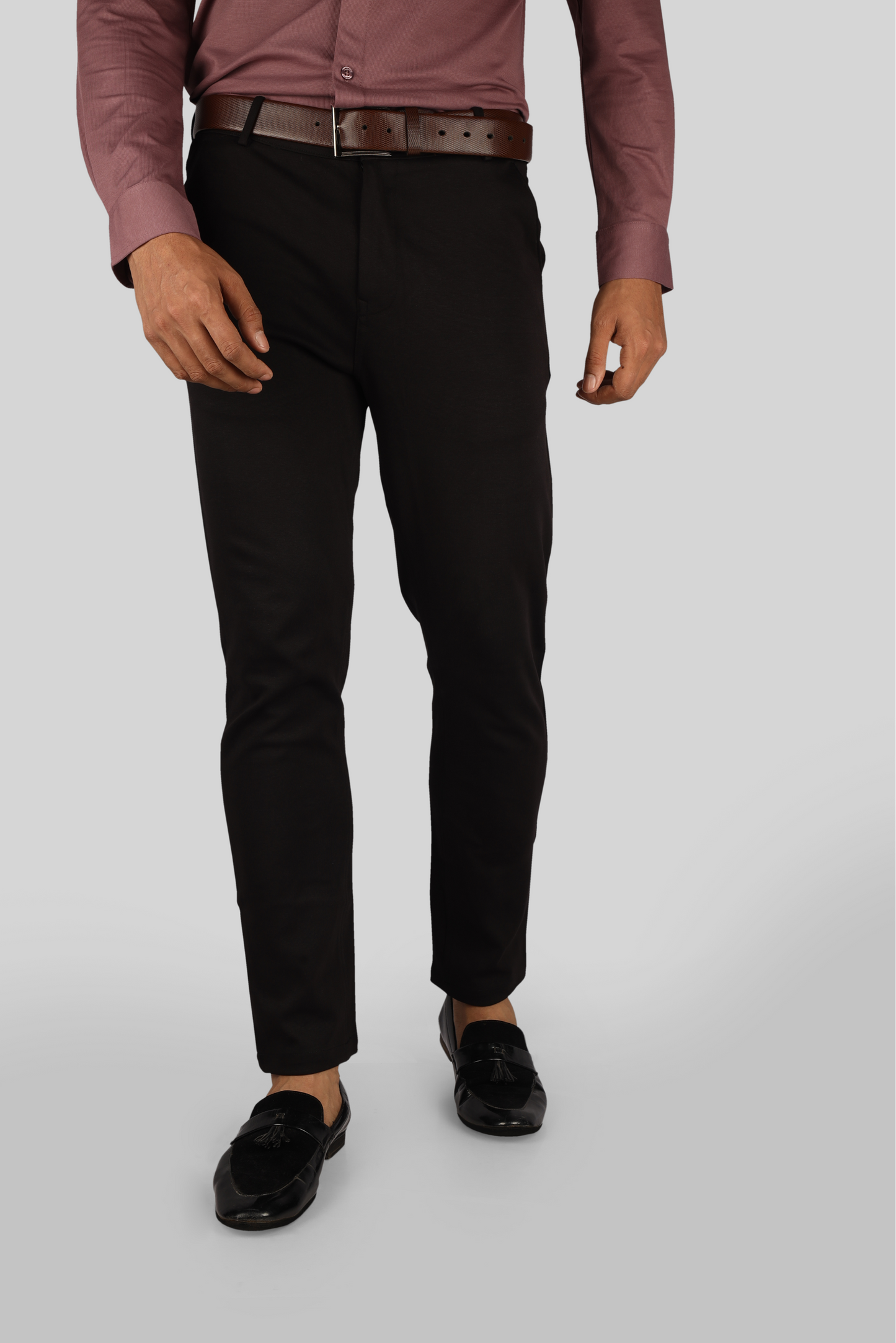 Jet Black - Flexi Trouser