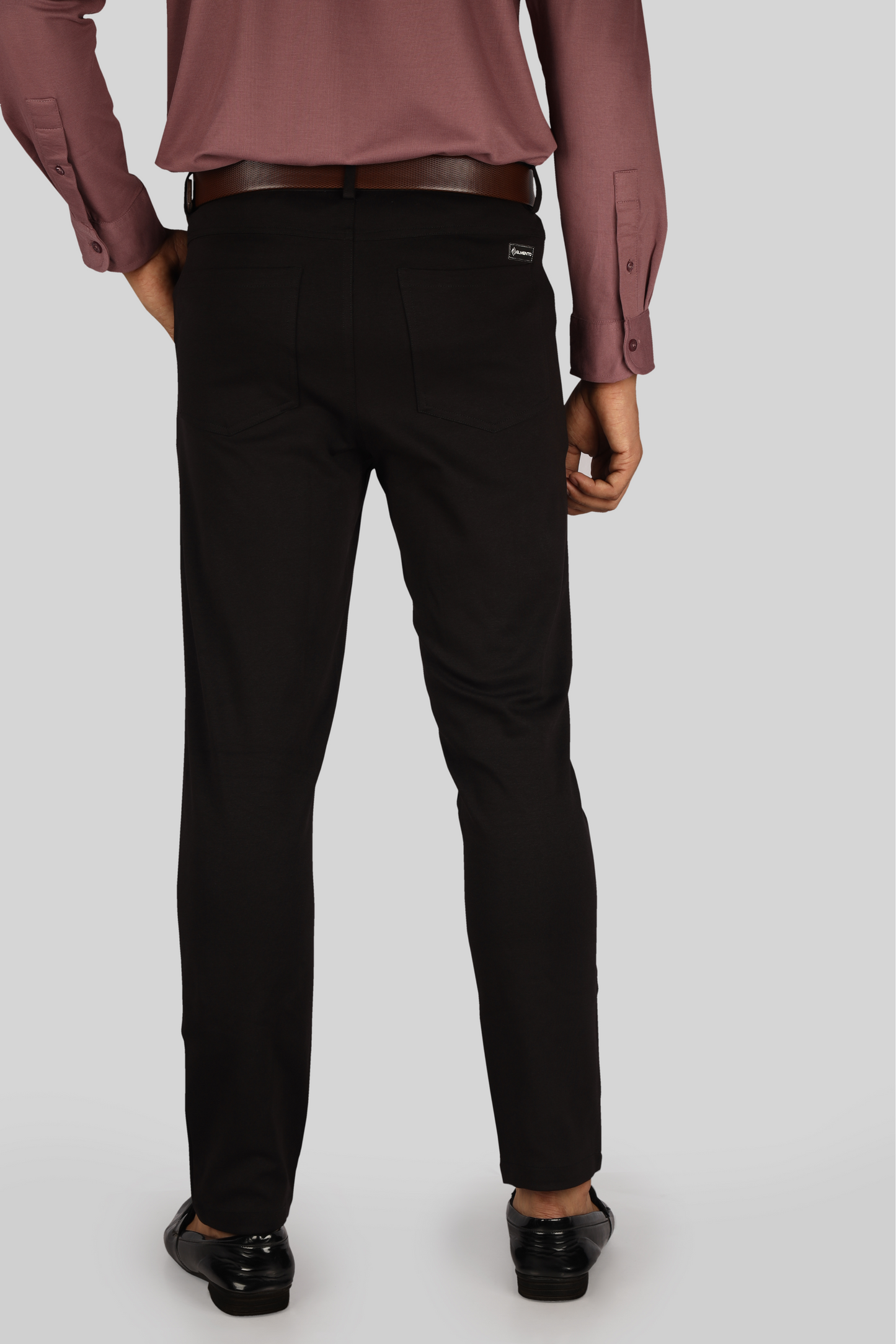 Jet Black - Flexi Trouser