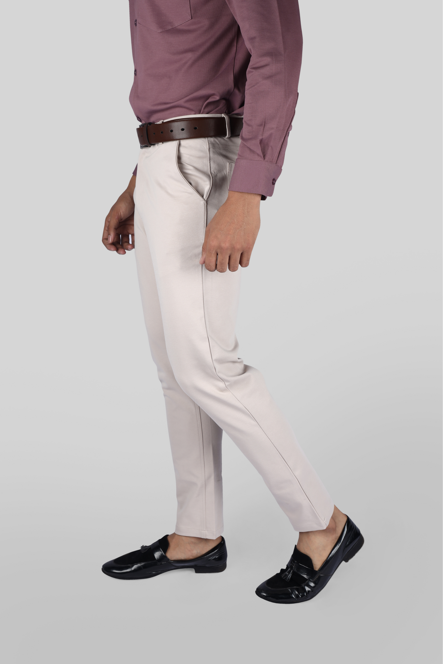 Beige - Flexi Trouser