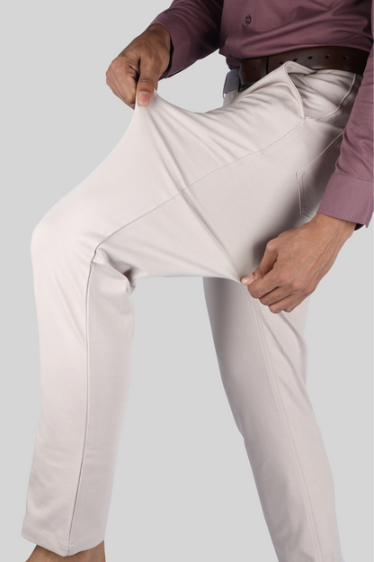 Beige - Flexi Trouser