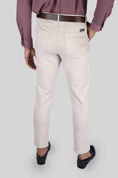 Beige - Flexi Trouser