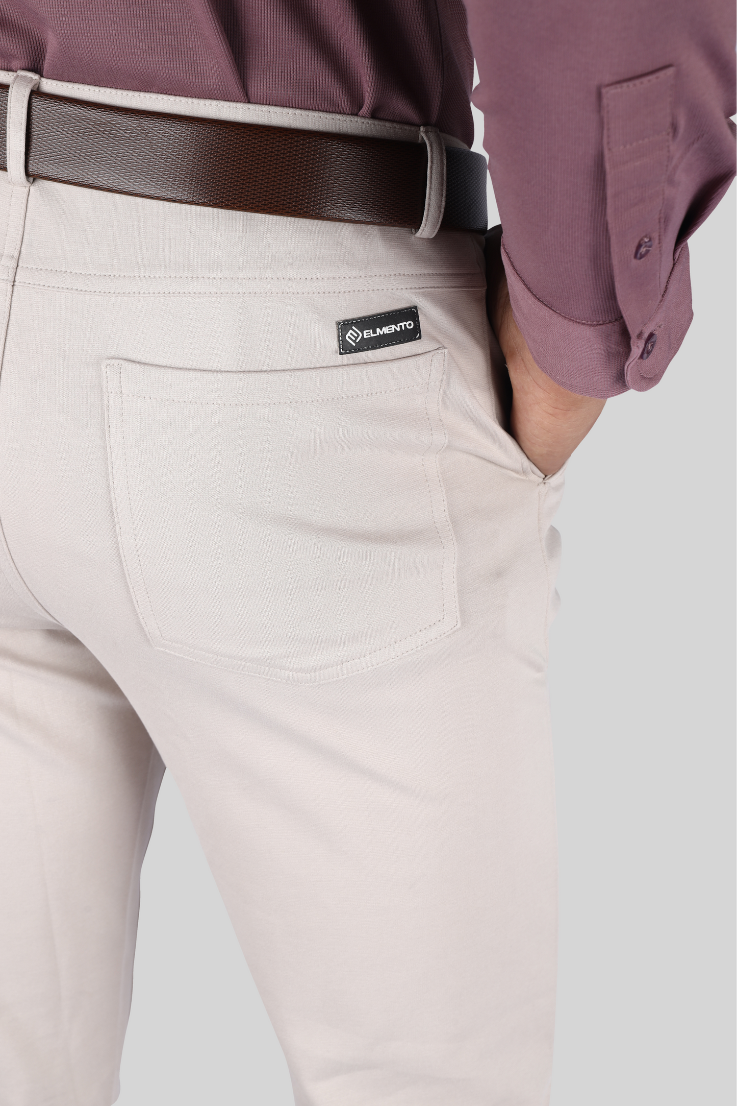 Beige - Flexi Trouser