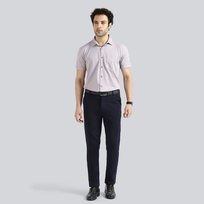 Ultimate Grey Comfy Half Sleeves Formal Shirts (with pocket)