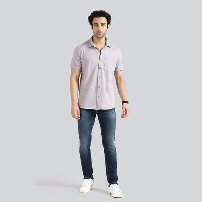 Ultimate Grey Comfy Half Sleeves Formal Shirts (with pocket)