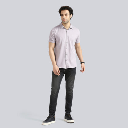 Ultimate Grey Comfy Half Sleeves Formal Shirts (without pocket)