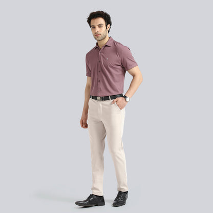 Canyon Rose Comfy Half Sleeves Formal Shirts (without pocket)