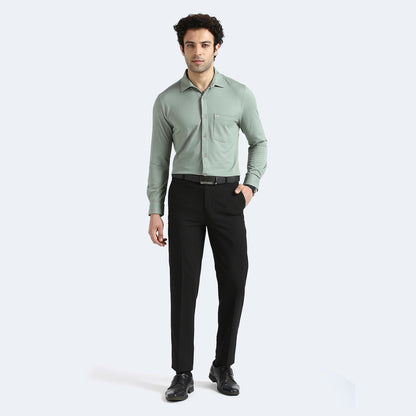 Olive Green Full Sleeve Comfy Formal Shirts