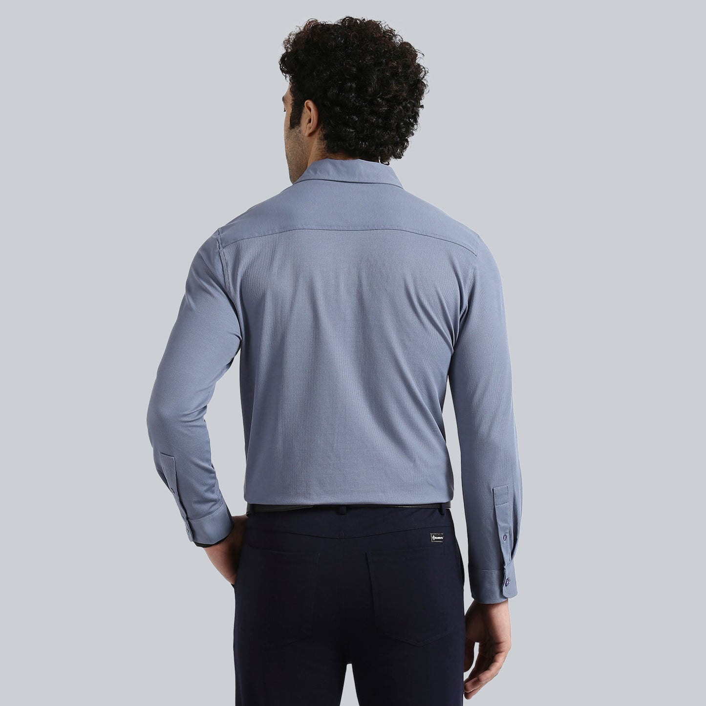 Steel Blue Full Sleeve Comfy Formal Shirts